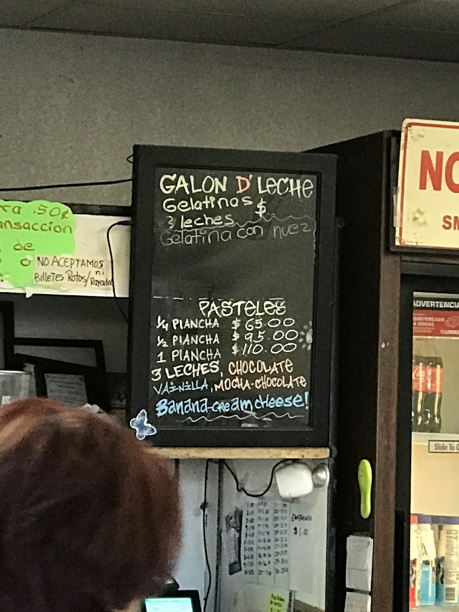 San Antonio Bakery Menu - Image 1